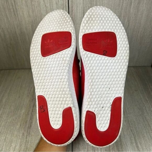 Adidas Pharrell Williams Tennis HU Holis Festival Scarlet Cloud Knit Mens Size 7 - Picture 8 of 10